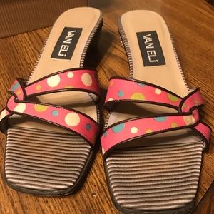 Fun Polka Dot Vaneli Sandal!